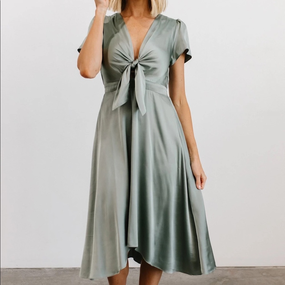 Baltic Børn Poppy Satin Midi Dress